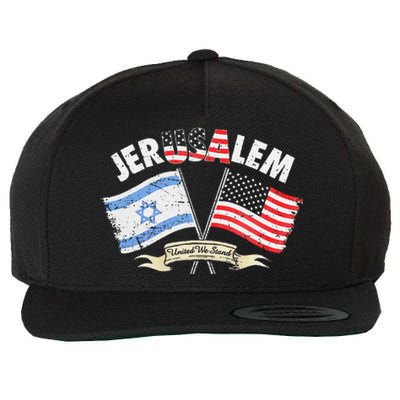 Jerusalem United We Stand Wool Snapback Cap