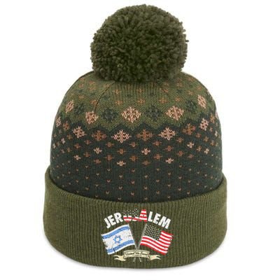 Jerusalem United We Stand The Baniff Cuffed Pom Beanie