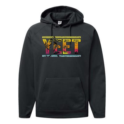 J.E.Y U.S.O Yeet Apparel Saying Performance Fleece Hoodie