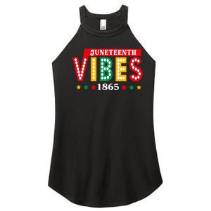 Juneteenth Vibes 1865 Black History Women's Perfect Tri Rocker Tank