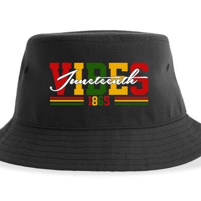 Juneteenth Vibes 1865 Sustainable Bucket Hat