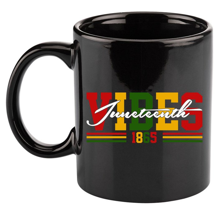 Juneteenth Vibes 1865 11oz C Handle Ceramic Mug