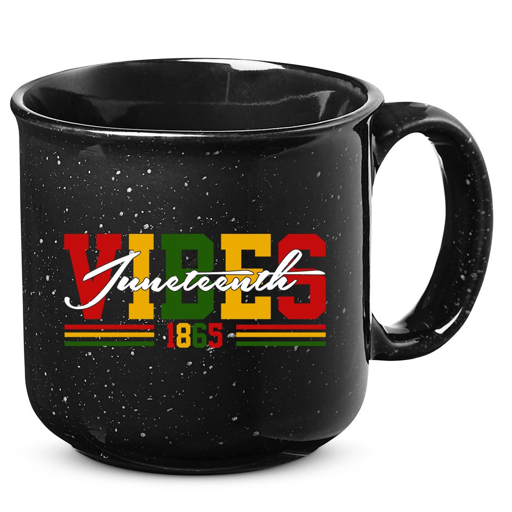 Juneteenth Vibes 1865 15oz Campfire Ceramic Mug