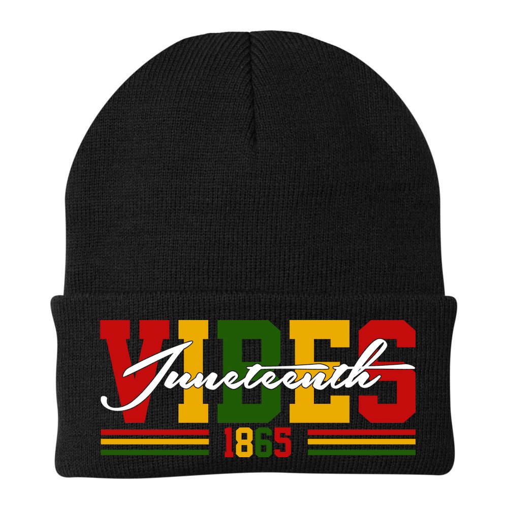 Juneteenth Vibes 1865 Beanie