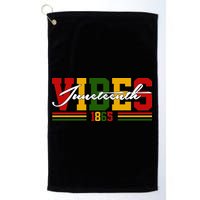 Juneteenth Vibes 1865 Golf Towel