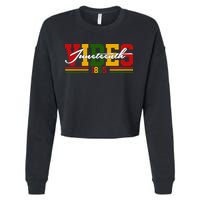 Juneteenth Vibes 1865 Cropped Pullover Crew