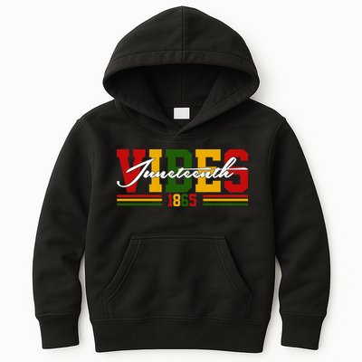Juneteenth Vibes 1865 Kids Hoodie