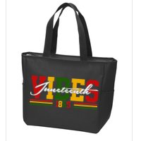 Juneteenth Vibes 1865 Zip Tote Bag