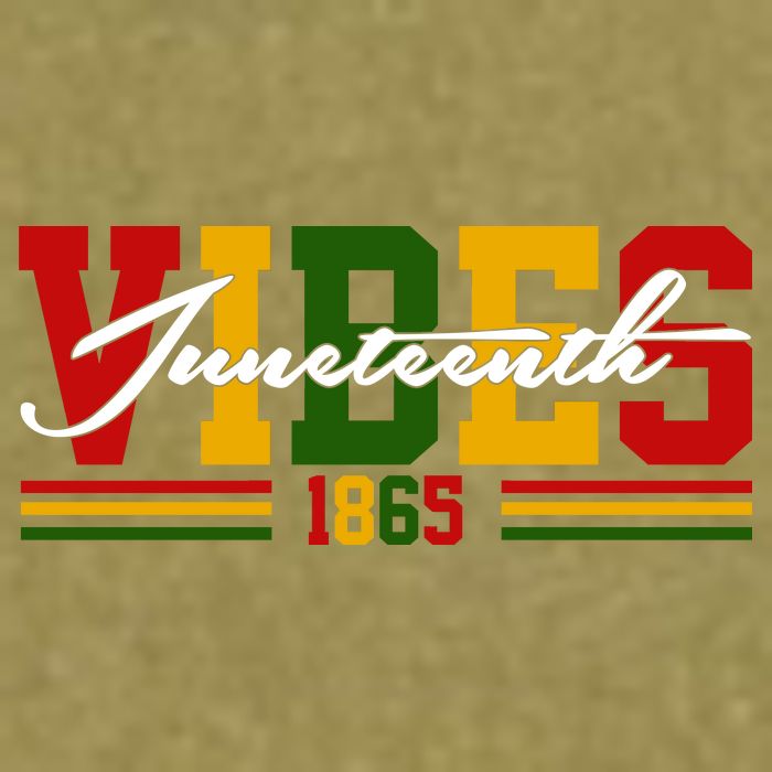 Juneteenth Vibes 1865 Garment-Dyed Women's Muscle Tee