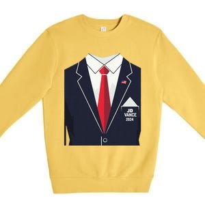 Jd Vance 2024 Halloween Costume 2024 Premium Crewneck Sweatshirt