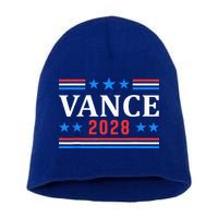 Jd Vance 2028 Vance For President Short Acrylic Beanie