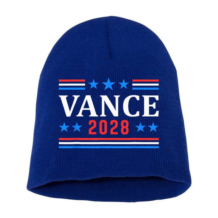 Jd Vance 2028 Vance For President Short Acrylic Beanie