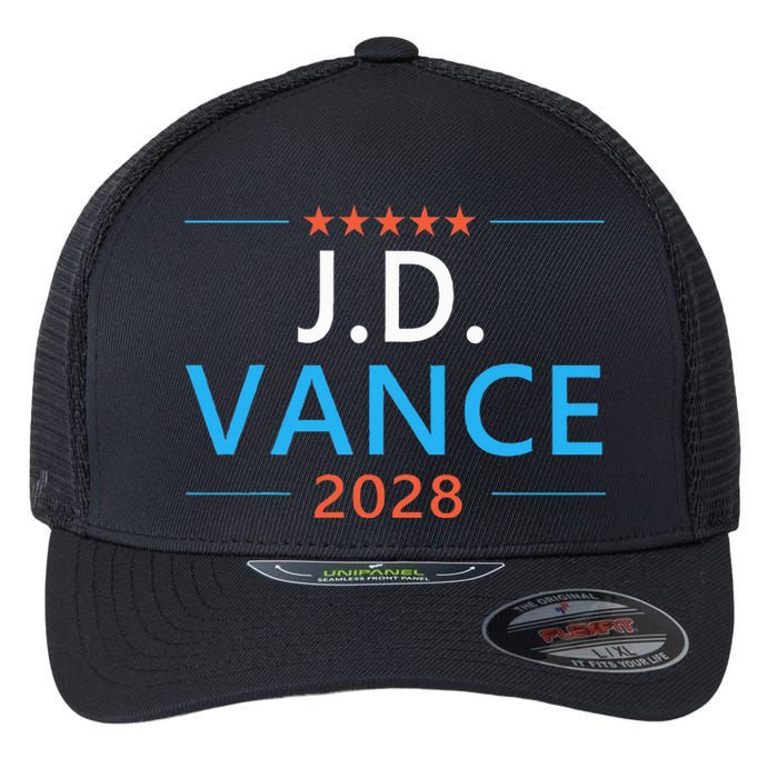 Jd Vance 2028 For President Republican 28 Flexfit Unipanel Trucker Cap