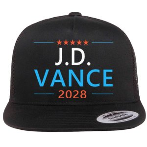 Jd Vance 2028 For President Republican 28 Flat Bill Trucker Hat