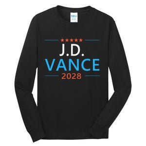 Jd Vance 2028 For President Republican 28 Tall Long Sleeve T-Shirt