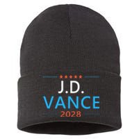 Jd Vance 2028 For President Republican 28 Sustainable Knit Beanie