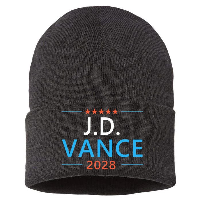 Jd Vance 2028 For President Republican 28 Sustainable Knit Beanie