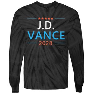 Jd Vance 2028 For President Republican 28 Tie-Dye Long Sleeve Shirt