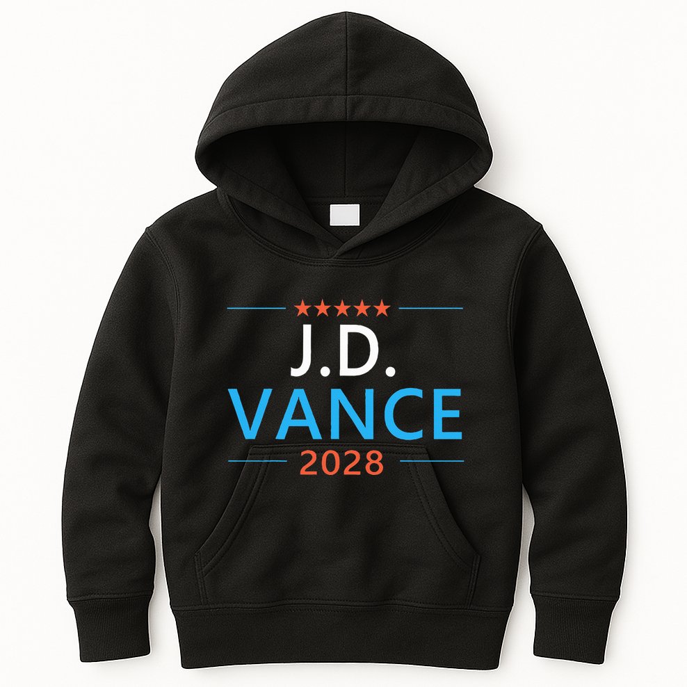 Jd Vance 2028 For President Republican 28 Kids Hoodie