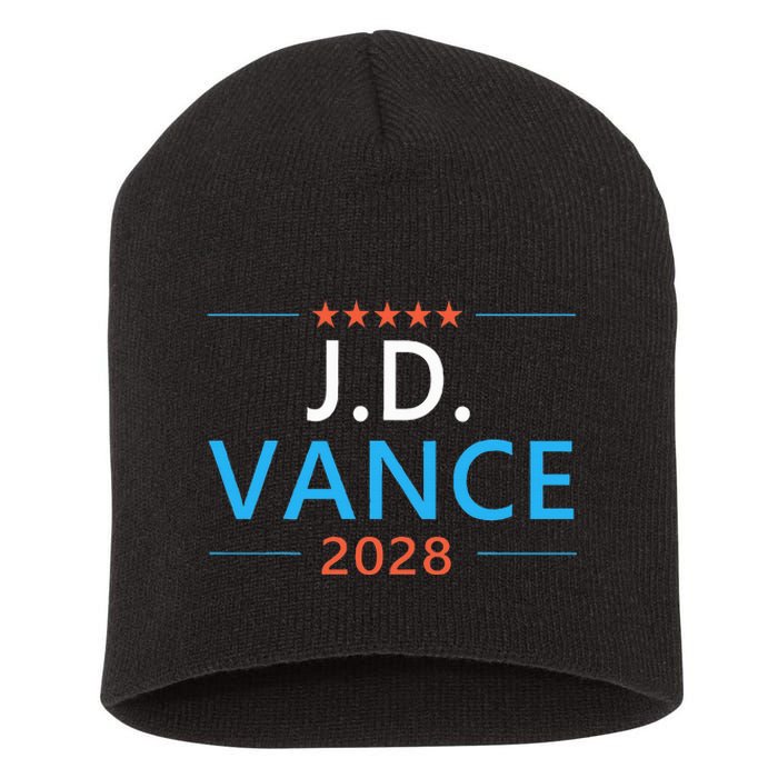 Jd Vance 2028 For President Republican 28 Short Acrylic Beanie