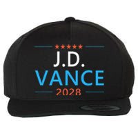 Jd Vance 2028 For President Republican 28 Wool Snapback Cap