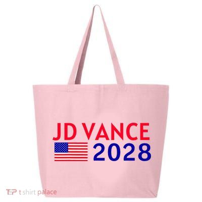 Jd Vance 2028 American Flag Vote Vance 2028 President Usa 25L Jumbo Tote