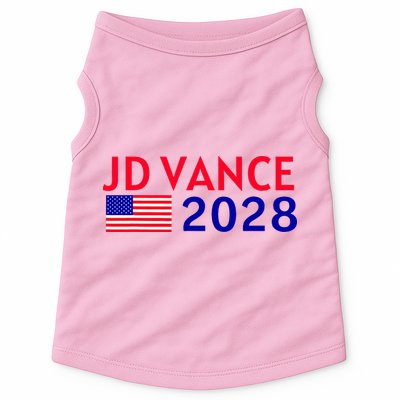 Jd Vance 2028 American Flag Vote Vance 2028 President Usa Doggie Tank