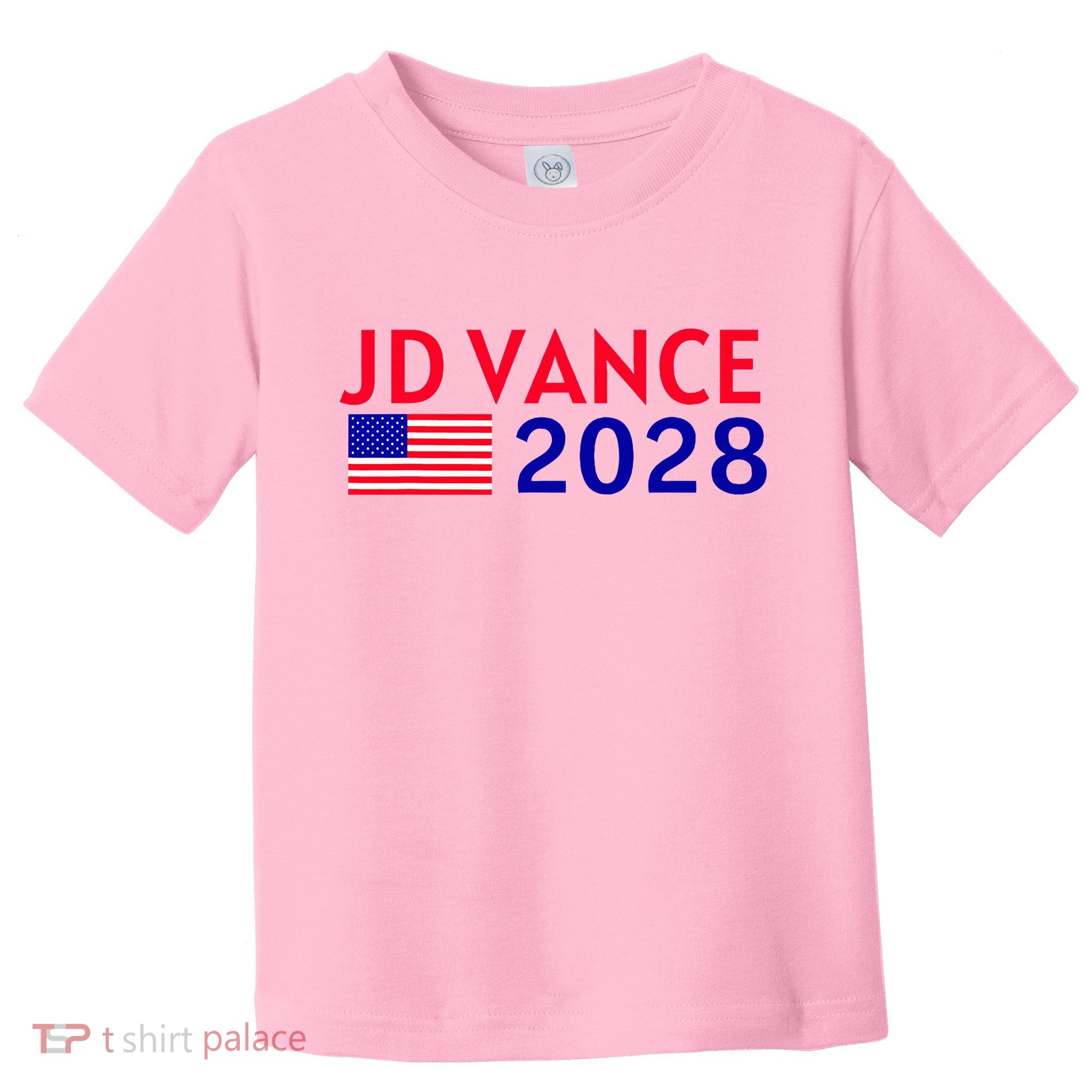 Jd Vance 2028 American Flag Vote Vance 2028 President Usa Toddler T-Shirt