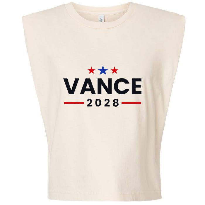 Jd Vance 2028 Us Election Campaign Us American President Garment-Dyed Women's Muscle Tee
