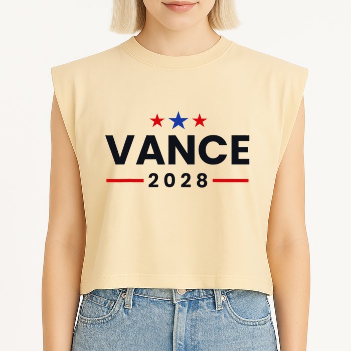 Jd Vance 2028 Us Election Campaign Us American President Garment-Dyed Women's Muscle Tee