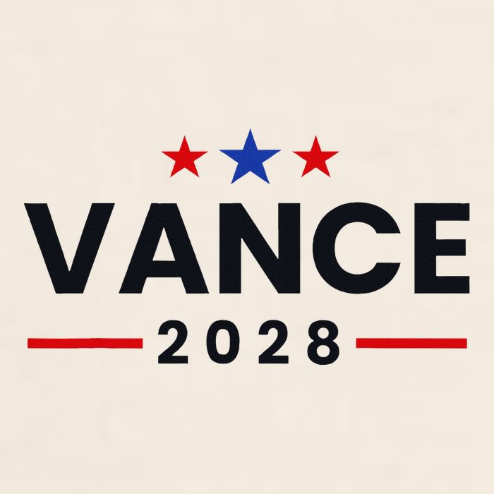 Jd Vance 2028 Us Election Campaign Us American President Garment-Dyed Women's Muscle Tee