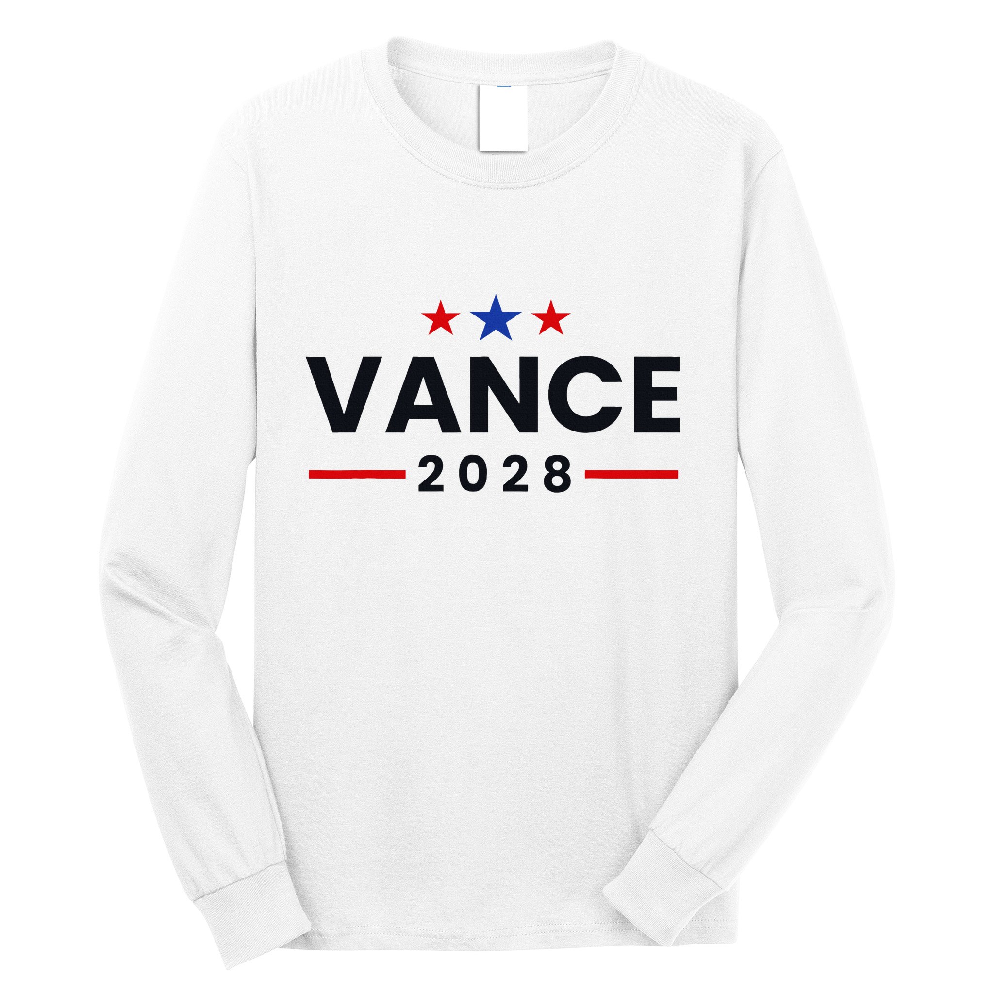 Jd Vance 2028 Us Election Campaign Us American President Long Sleeve Shirt
