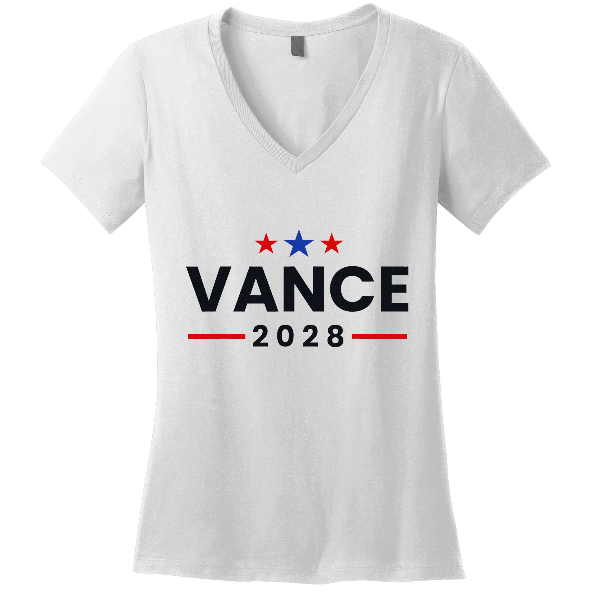 Jd Vance 2028 Us Election Campaign Us American President Women's V-Neck T-Shirt