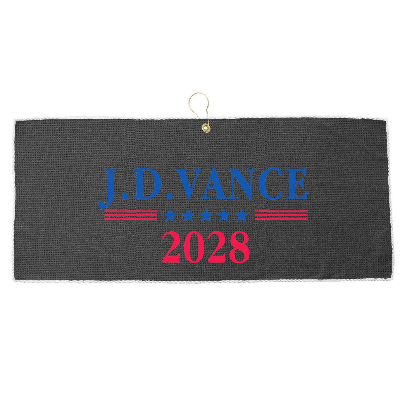 Jd Vance 2028 President Election Campaign Trump Legacy Maga Large Microfiber Waffle Golf Towel