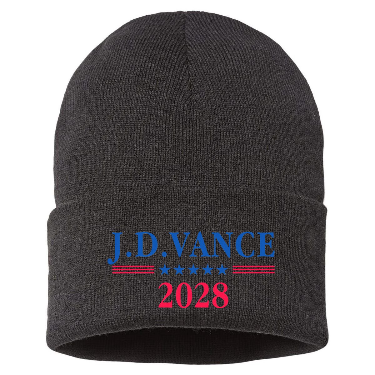 Jd Vance 2028 President Election Campaign Trump Legacy Maga Sustainable Knit Beanie