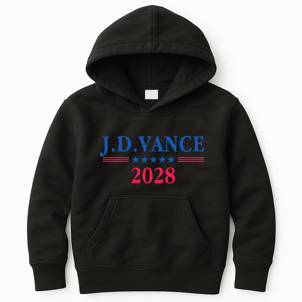 Jd Vance 2028 President Election Campaign Trump Legacy Maga Kids Hoodie