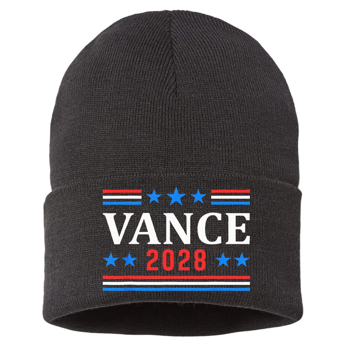 Jd Vance 2028 Vance For President Vote Republican Sustainable Knit Beanie