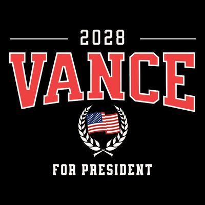 JD Vance 2028 for President Republican Patriotic US Flag T-Shirt
