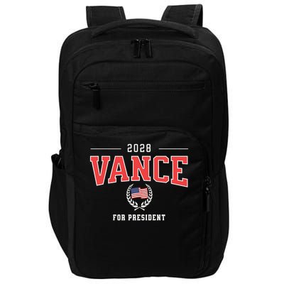 JD Vance 2028 for President Republican Patriotic US Flag Impact Tech Backpack