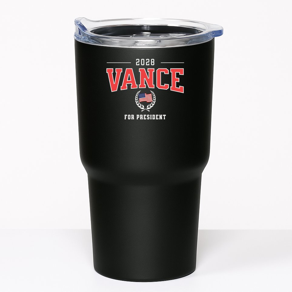 JD Vance 2028 for President Republican Patriotic US Flag Tumbler