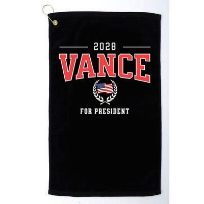 JD Vance 2028 for President Republican Patriotic US Flag Golf Towel