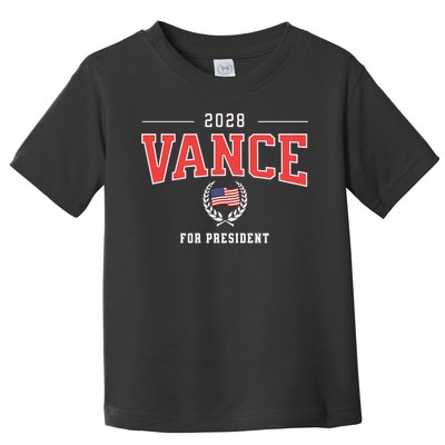 JD Vance 2028 for President Republican Patriotic US Flag Toddler T-Shirt