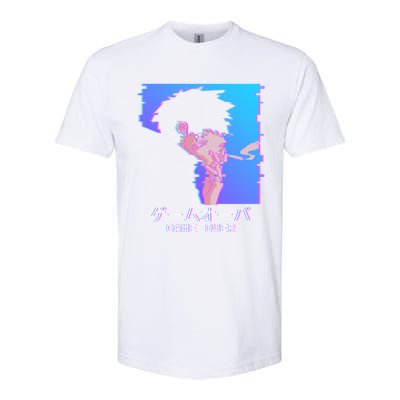 Japanese Vaporwave Aesthetic Sad Anime Game Over Lofi Cool Gift Softstyle CVC T-Shirt