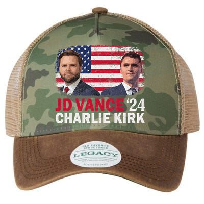 Jd Vance And Charlie Kirk Legacy Tie Dye Trucker Hat
