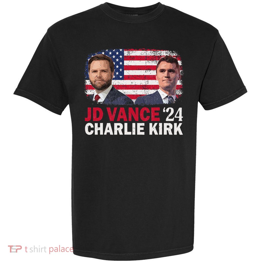 Jd Vance And Charlie Kirk Garment-Dyed Heavyweight T-Shirt