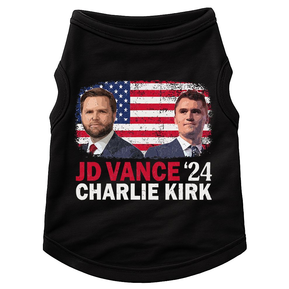 Jd Vance And Charlie Kirk Doggie Tank