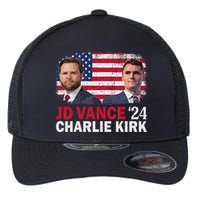 Jd Vance And Charlie Kirk Flexfit Unipanel Trucker Cap