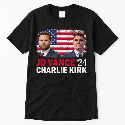 Jd Vance And Charlie Kirk Tall T-Shirt