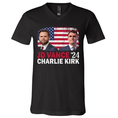 Jd Vance And Charlie Kirk V-Neck T-Shirt