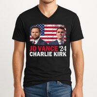 Jd Vance And Charlie Kirk V-Neck T-Shirt